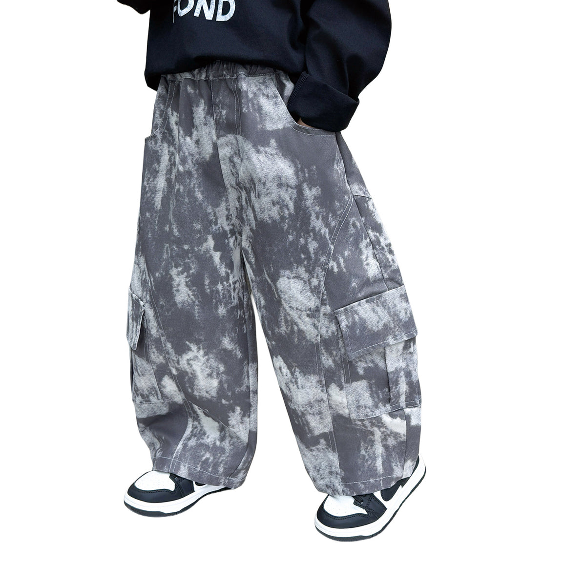 Pojkar Tie-Dye Fritidscargobyxor