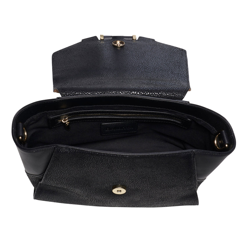 Koi Small Black Satchel