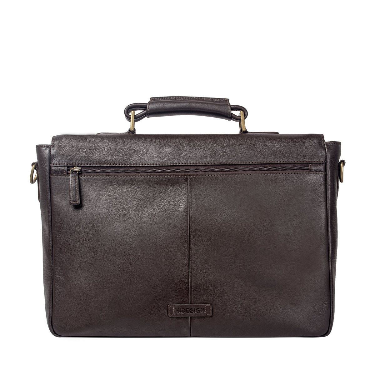 Maletín de trabajo Hawkins Leather compatible con laptop de 15"