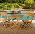 Positano 25 " Foldable Bistro Set, Natural