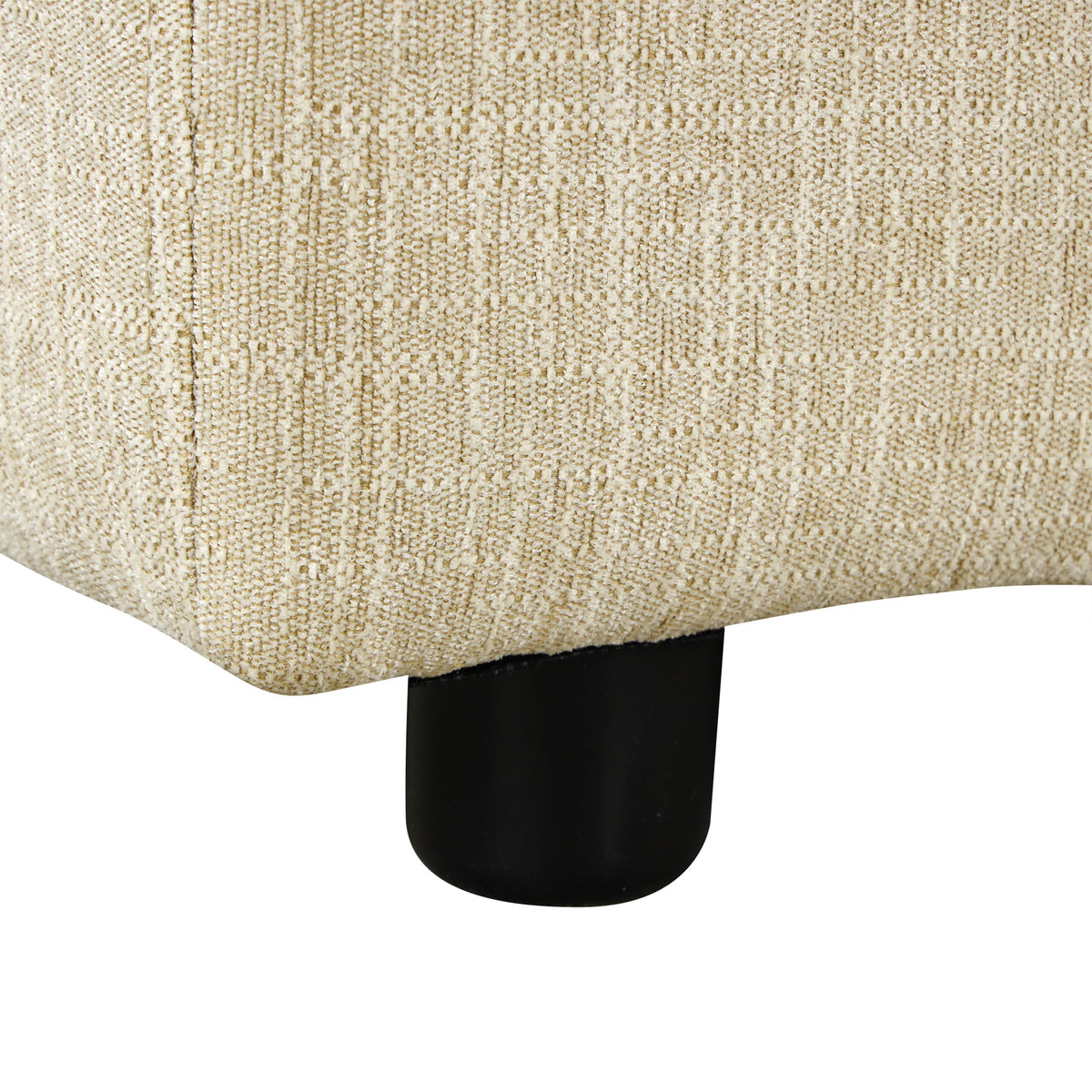 128" Sectional Sofa Cloud Sofa Chenille Upholstered Sofa  Couch With Movable Ottoman, Comfortable Seat Cushions, Chargin