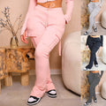Cargohose mit Taschen Hoher Bund Kordelzug Weites Bein Gerade Hose für Damen Overalls