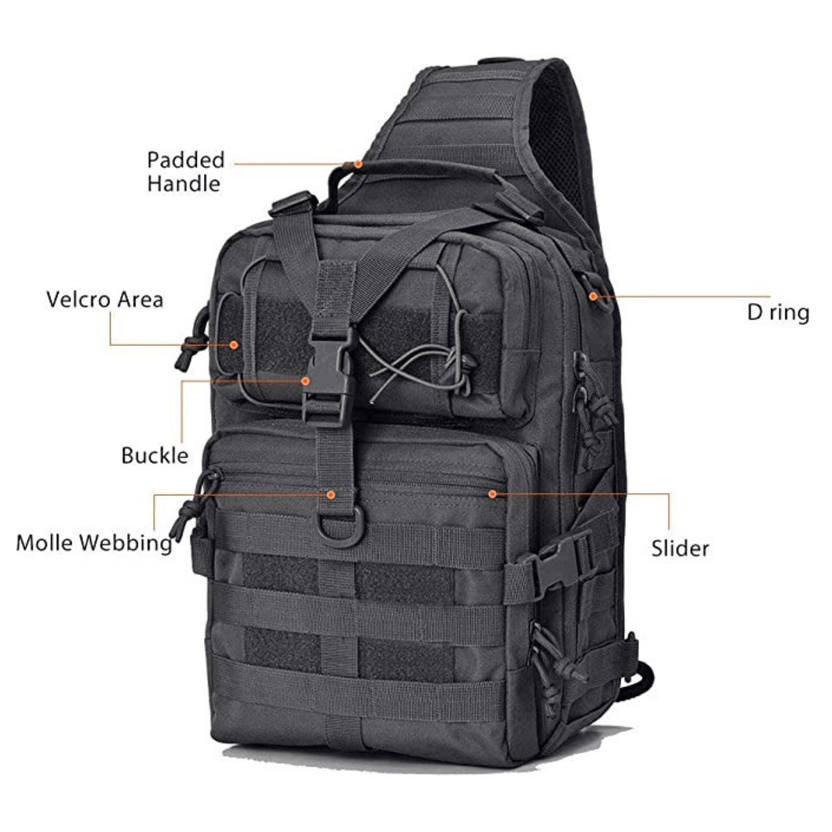 Taktyczna torba strzelecka typu sling 15L