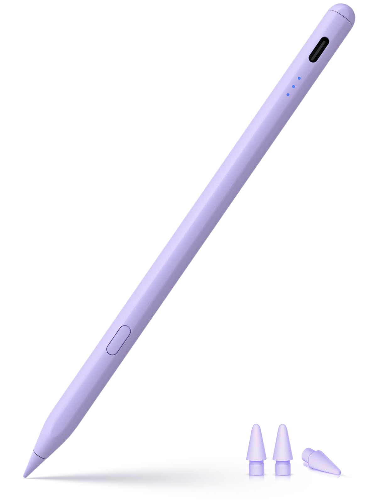 Stylus-Stift für iPad 2018–2026 mit USB-C-Schnellladefunktion, Handballenerkennung und Neigungssensitivität, Pencil für iPad 11/10/9/8/7/6/A16, Mini 7/6/5, Air M4/3/2 11"/13"/5/4/3, Pro M5/M4 13"/12.9″/11″