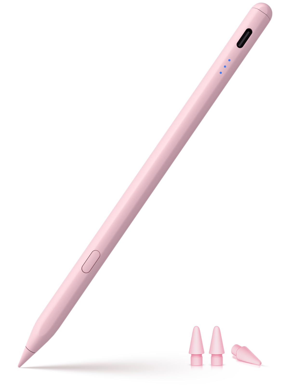 Stylus-Stift für iPad 2018–2026 mit USB-C-Schnellladefunktion, Handballenerkennung und Neigungssensitivität, Pencil für iPad 11/10/9/8/7/6/A16, Mini 7/6/5, Air M4/3/2 11"/13"/5/4/3, Pro M5/M4 13"/12.9″/11″