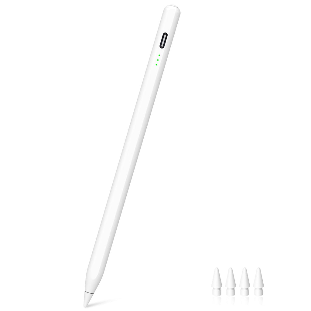 Stift für iPad Pro Air Mini 2018-2026, 2X Schnellladung, Handunterdrückung