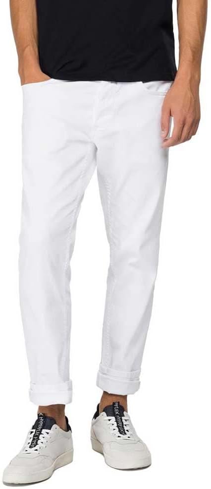 Replay Herren Jeans Anbass Slim-Fit mit Comfort Stretch