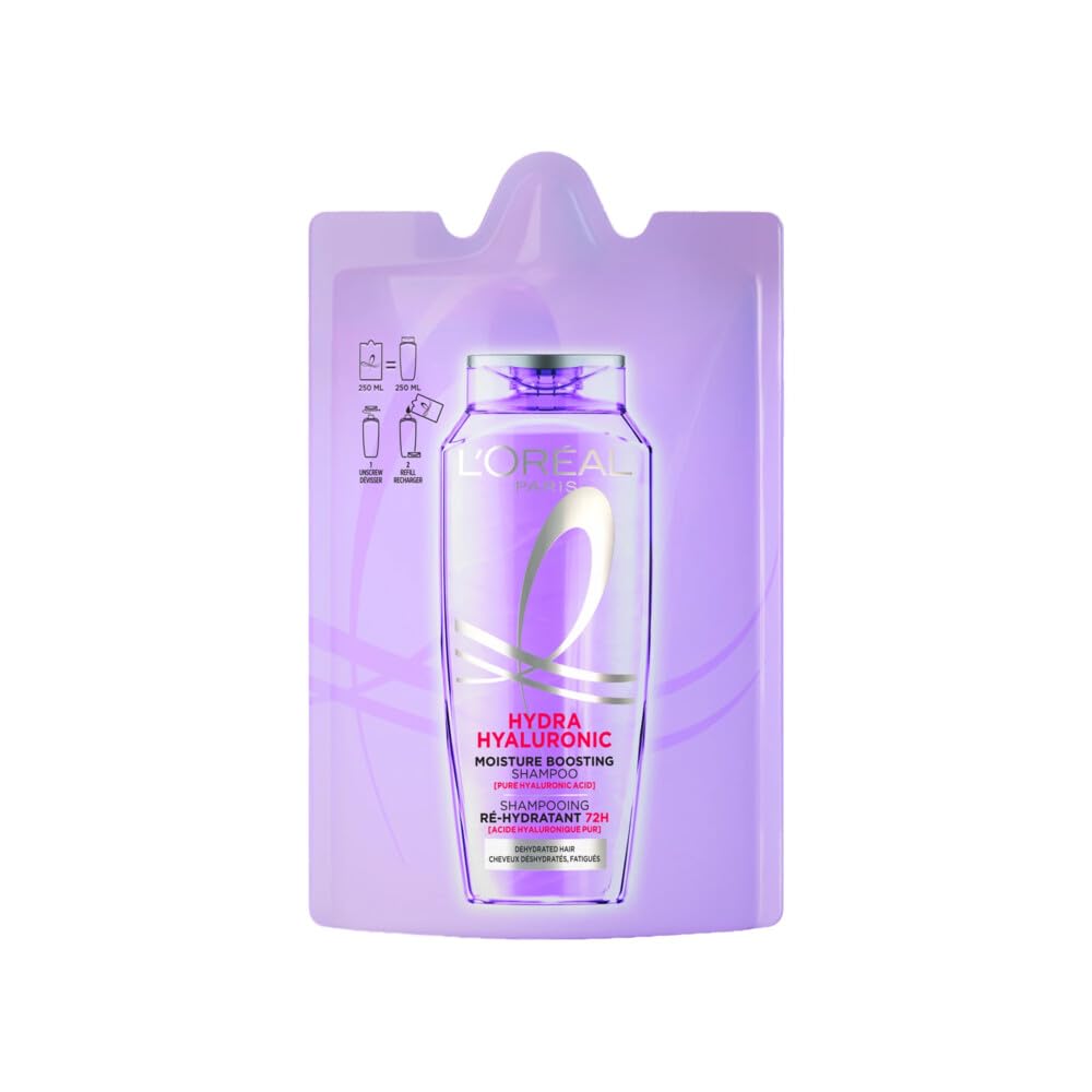 L'Oréal Paris Elvital Hydra Hyaluronic Shampoo Feuchtigkeitsboost, 1000 ml