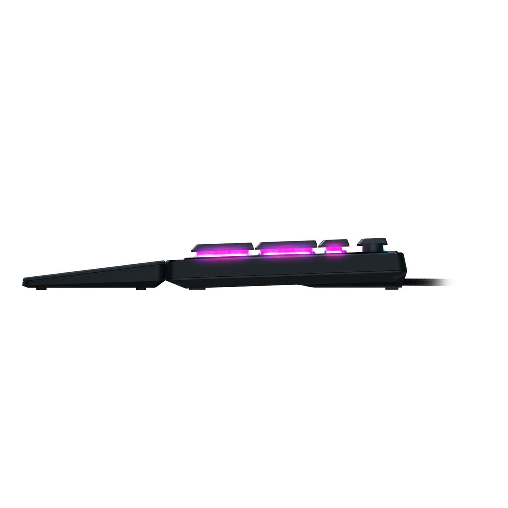 Razer Ornata V3 X - Flache Membran-Tastatur mit Chroma RGB (Lautlose Membran-Switches, Ergonomische Handballenauflage, Tastenkappen Anti-UV-Beschichtung) QWERTZ DE-Layout | Schwarz