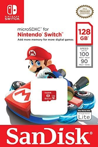 SANDISK 128GB microSD Karte, Super Mario Super Mushroom Edition
