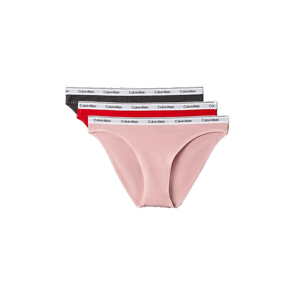Calvin Klein Damen 3er-Pack Bikini-Slips aus Baumwoll-Stretch