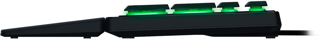 Razer Ornata V3 X - Flache Membran-Tastatur mit Chroma RGB (Lautlose Membran-Switches, Ergonomische Handballenauflage, Tastenkappen Anti-UV-Beschichtung) QWERTZ DE-Layout | Schwarz