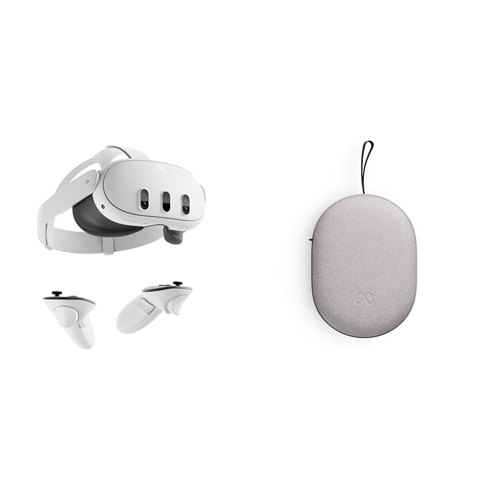 Meta Quest 3 512 GB | VR-Headset – 30 % höhere Auflösung – Doppelte Grafikleistung – Virtual Reality ohne Kabel – Gorilla Tag Cardboard Monkenaut Bundle – Amazon Exclusive