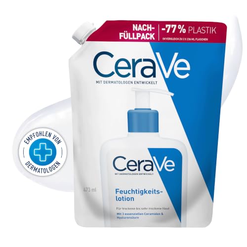 CeraVe Feuchtigkeitslotion für trockene Haut, Körper & Gesicht