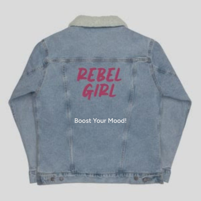 Denim Jacket the Rebel Girl in Me Will Never Die Unisex Denim Jacket