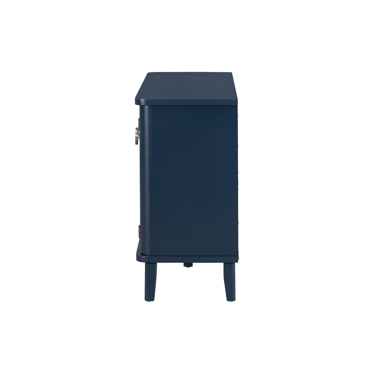 Simple and Atmospheric Solid Wood Veneer Fraxinus Mandschuric Cabinet With Three Acacia Solid Doors,Adjustable, Suitable