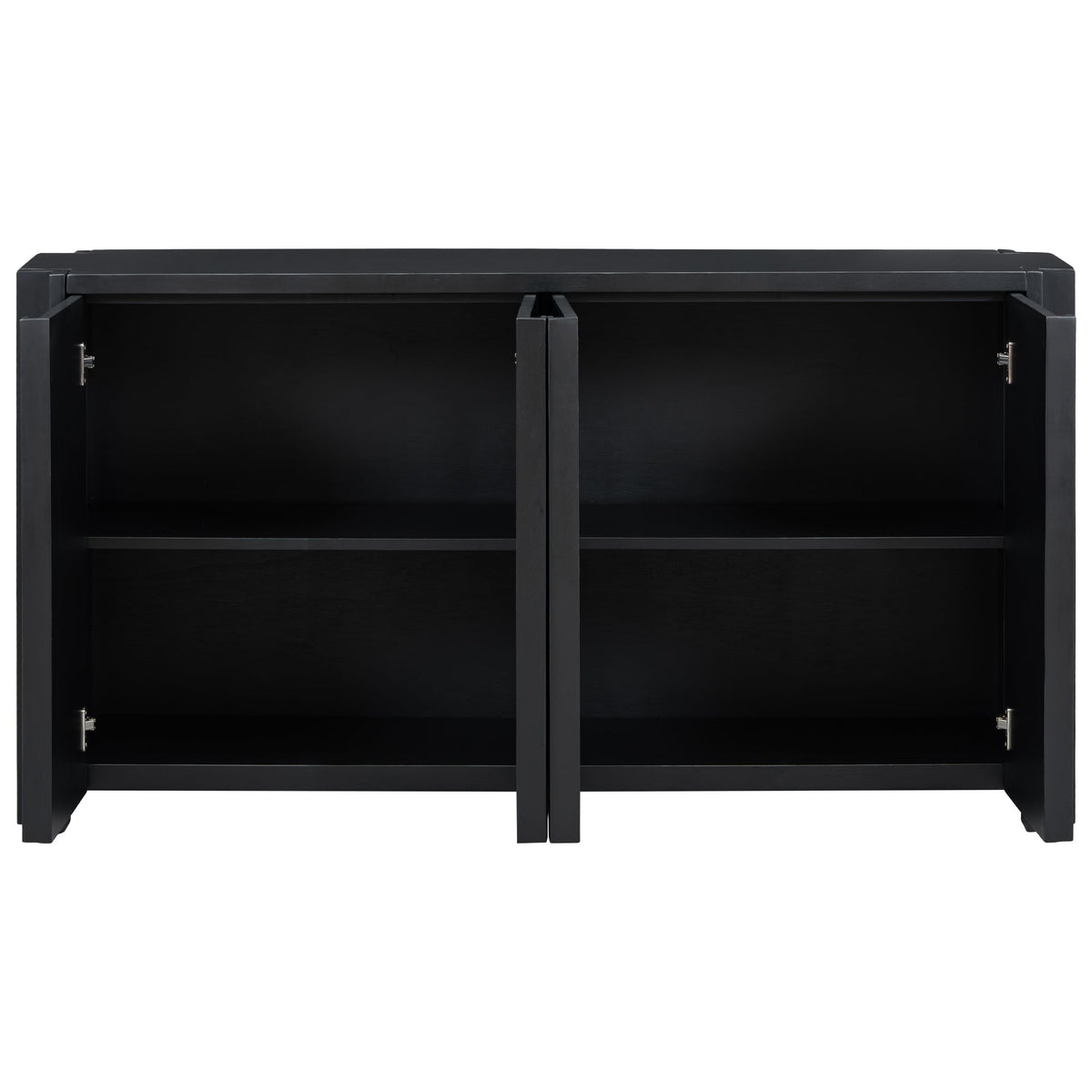 Designed Storage Cabinet Sideboard With 4 Doors , Adjustable Shelves, Suitable for Living Rooms, Entrance and Study Room