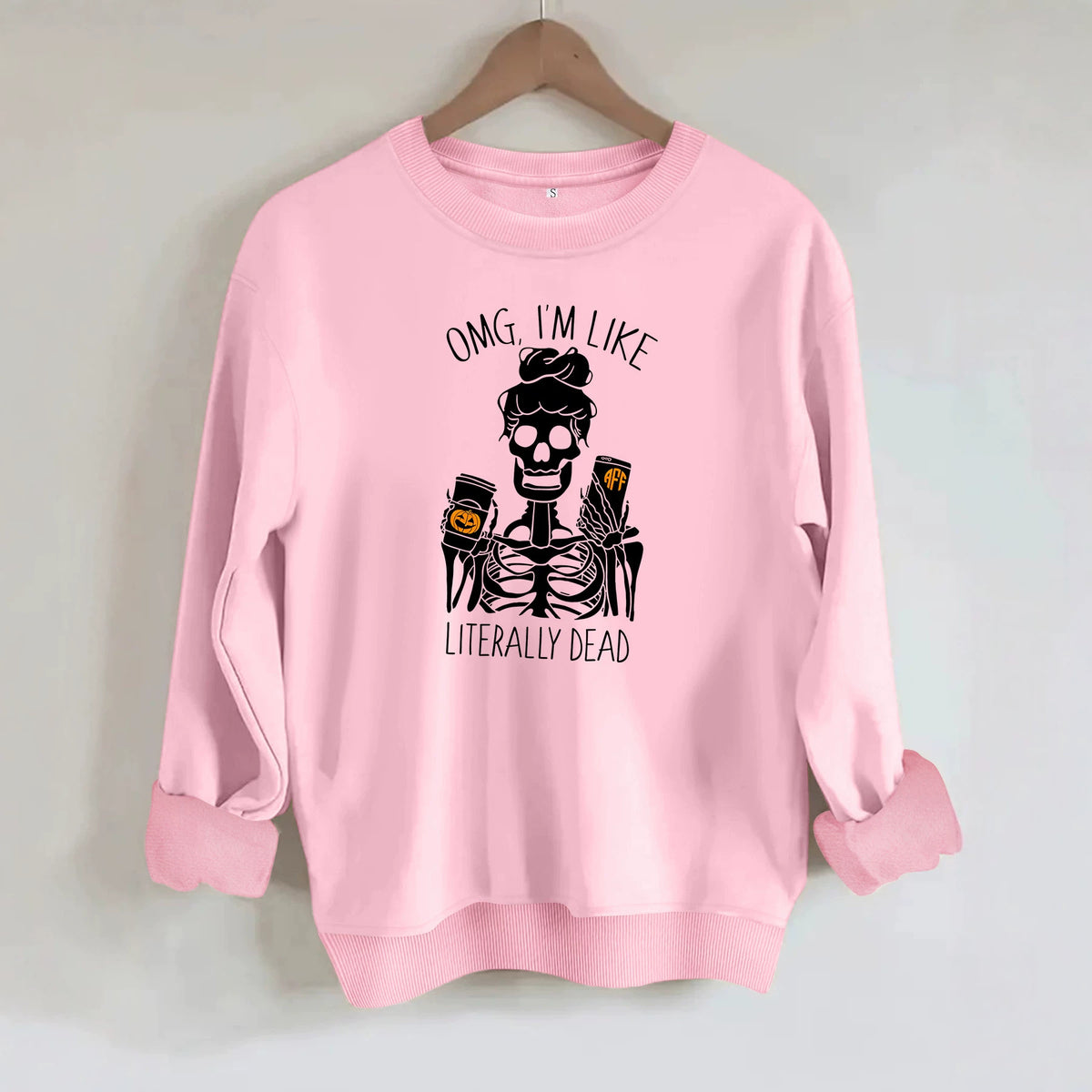 Sudadera con capucha de forro polar y manga larga