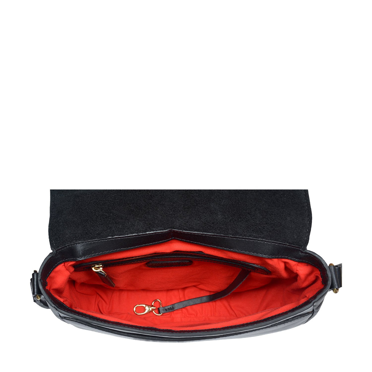 Nelly Classic Crossbody-väska i läder
