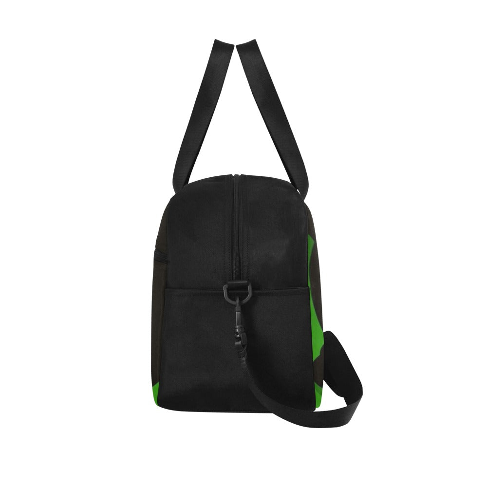 Flower Cat Tote Travel Bag w/Shoe Storage