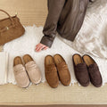 Closed Toe Half Slippers Flat Bottom Soft Bottom Outdoor