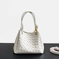 Genuine Leather Braided Parachute Bag Large-capacity Bucket Bag