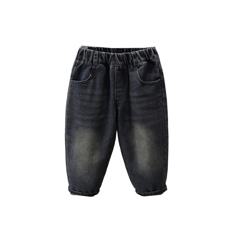 Lediga jeans med raka ben för pojkar