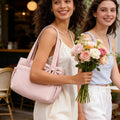 Simple Nylon Casual Bow Tote Bag