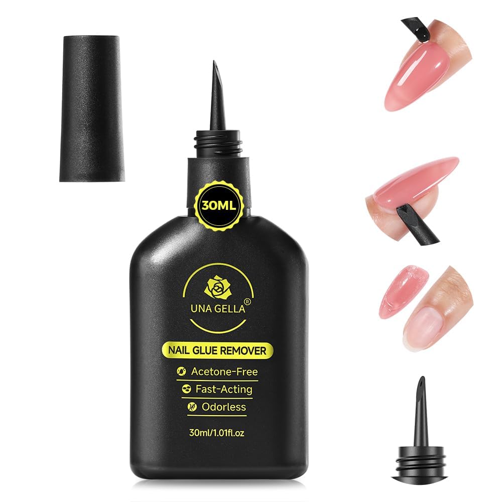 UNA GELLA Kurze Mandel Nail Tips 504 Stück