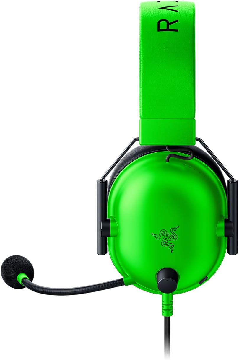 Razer BlackShark V2 X - Multi-Plattform kabelgebundenes Esports-Headset (Triforce 50mm Treiber, Erweiterte Passive Geräuschunterdrückung, 7.1 Surround Sound, Hyperclear Cardioid Mic) Grün