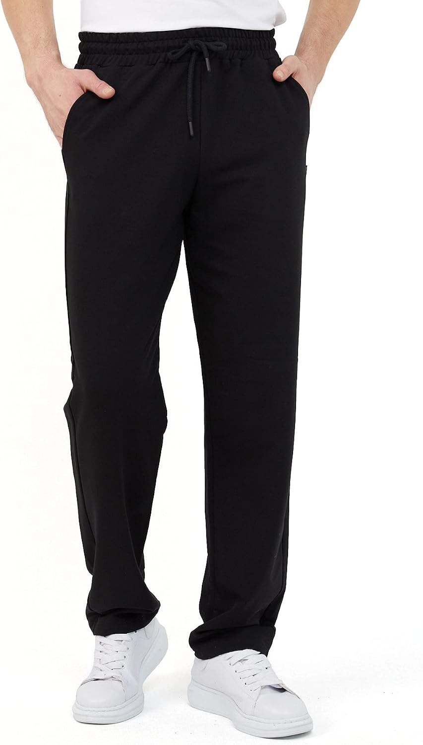 COMEOR Pantalon de Jogging Pantalon de Survêtement en Coton pour Homme - Pantalon de Sport Long pour Homme - Joggers