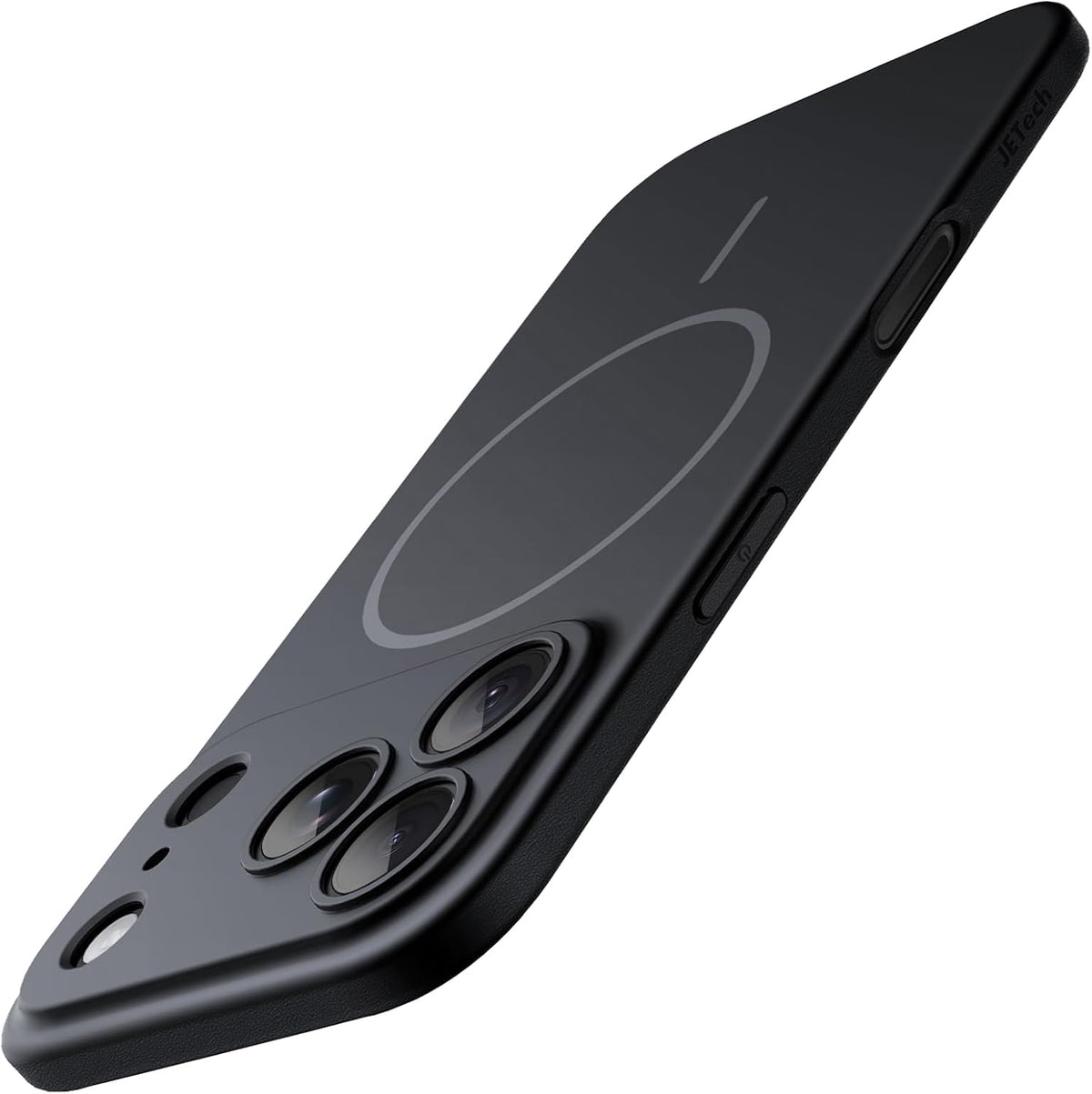 JETech Magnetische Dünne Hülle für iPhone 18 Pro, Schwarz