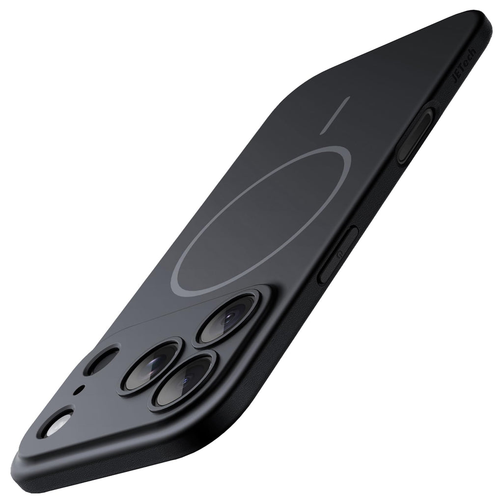 JETech Magnetische Dünne Hülle für iPhone 18 Pro, Schwarz