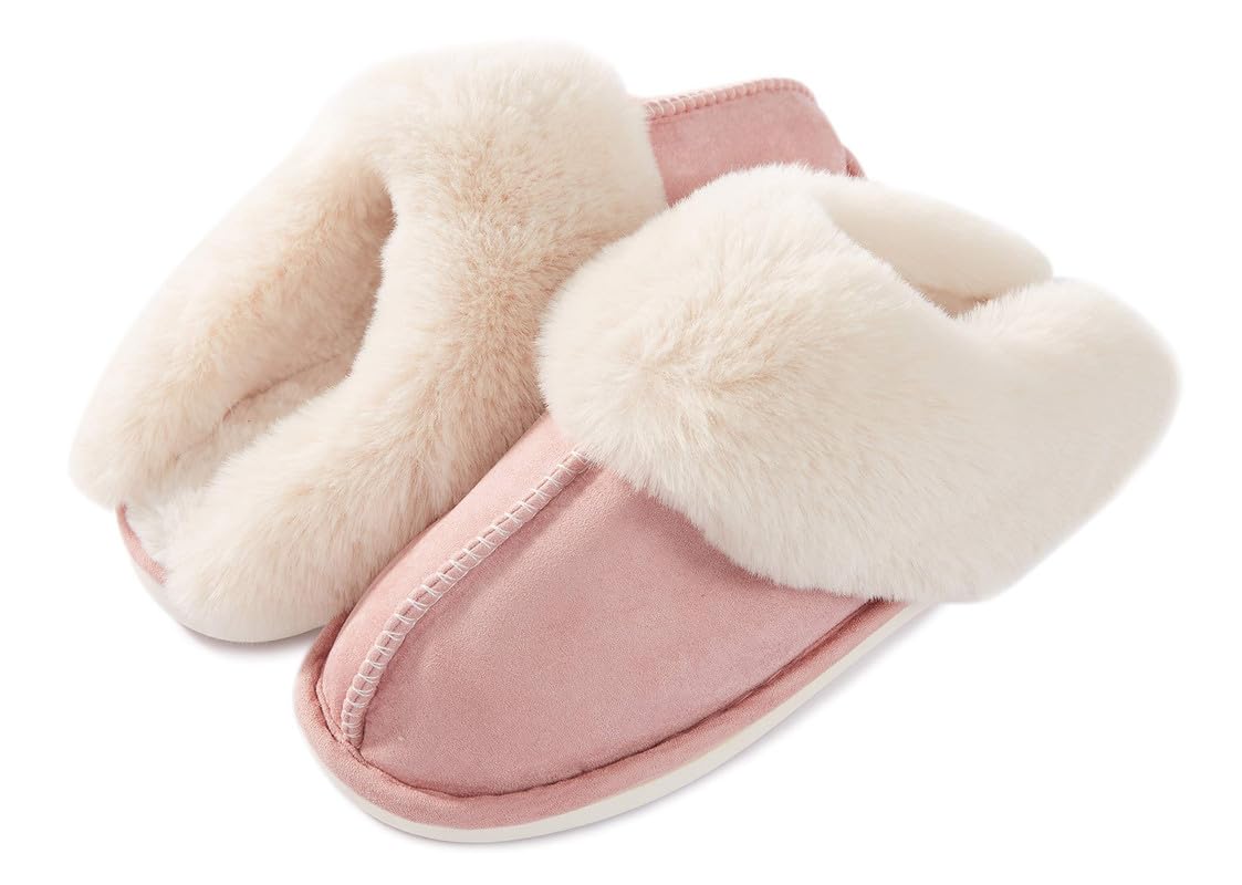 Misolin Chaussons Femme Homme Hiver Chaudes Maison Mémoire Mousse Pantoufle