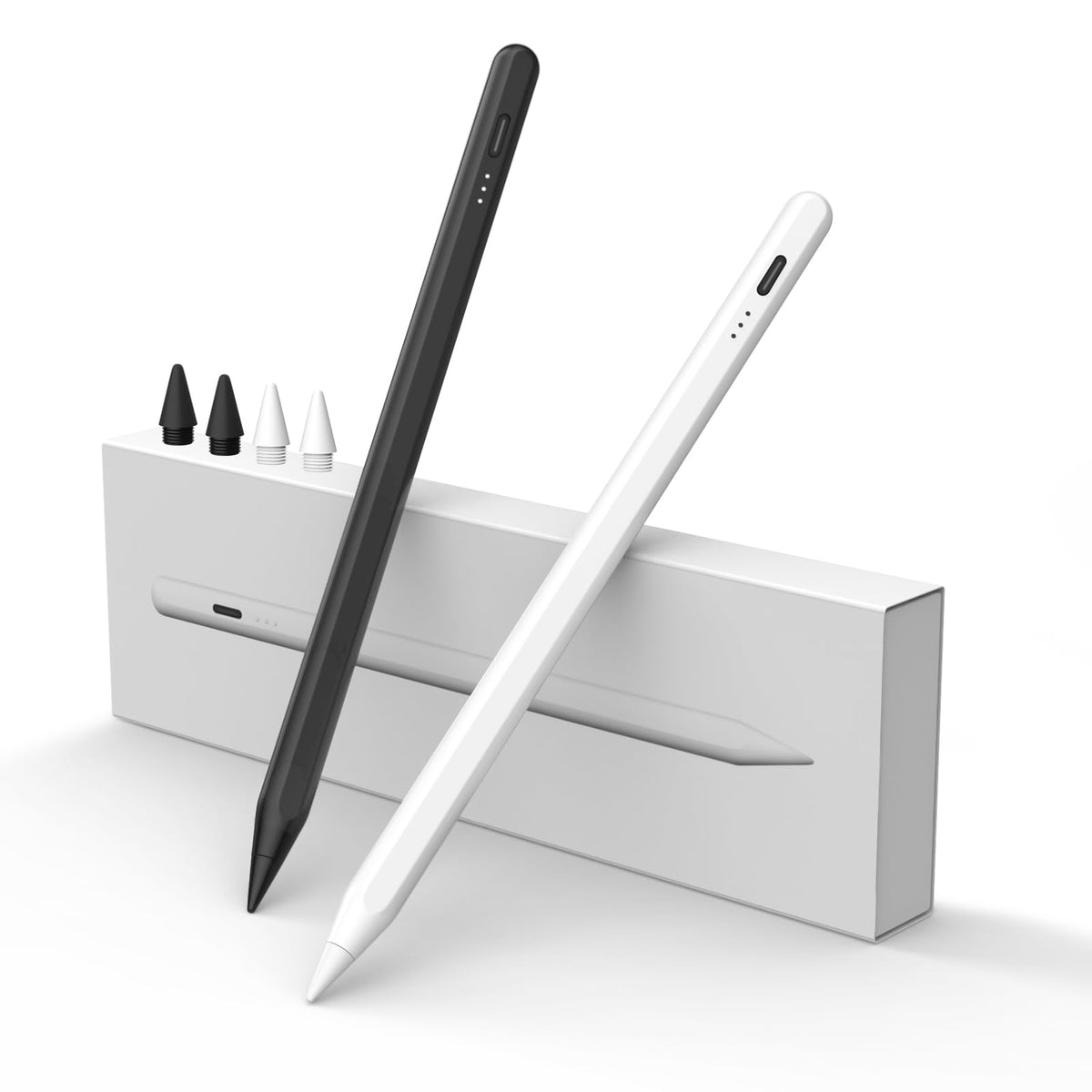 MEKO Stift für Apple iPad 2018–2026, Weiß, 35 Stunden Akkulaufzeit