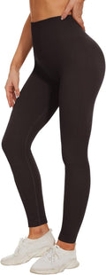 TNNZEET Damen High-Waist Leggings – Blickdichte Sport-Yogahose mit Bauch-weg-Effekt und Taschen, in Standard- & Übergrößen