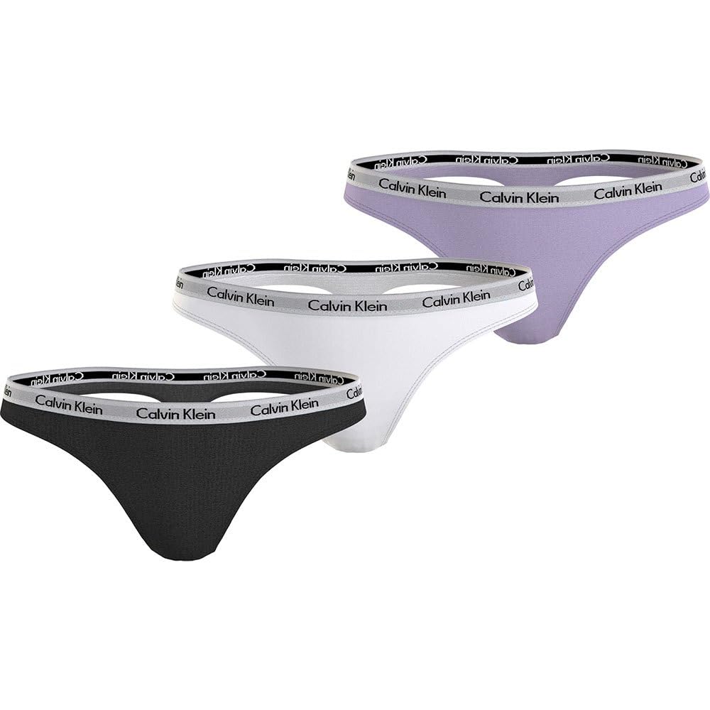 Calvin Klein Damen 3er Pack Strings mit Stretch