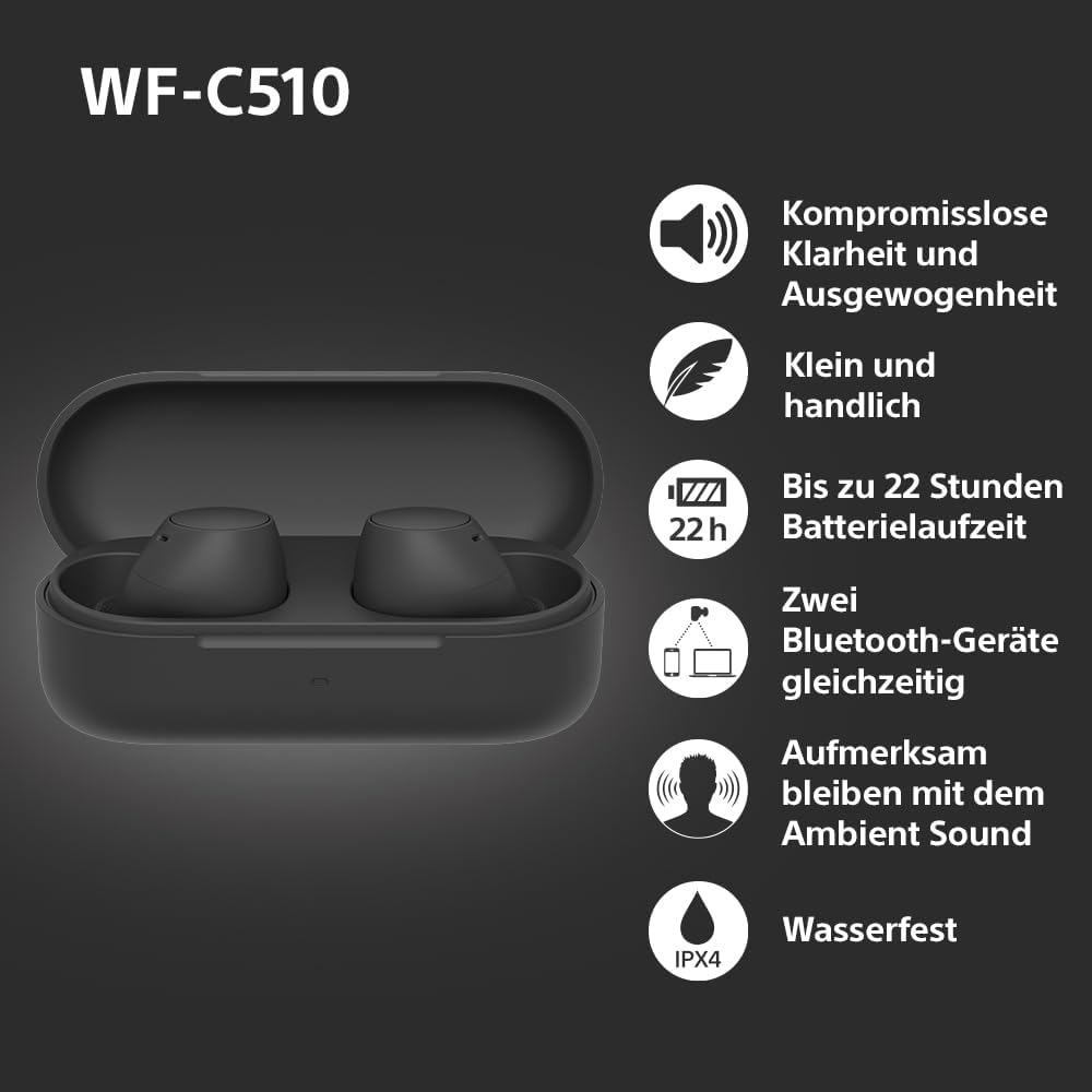 Sony WF-C510 Kabellose Kopfhörer