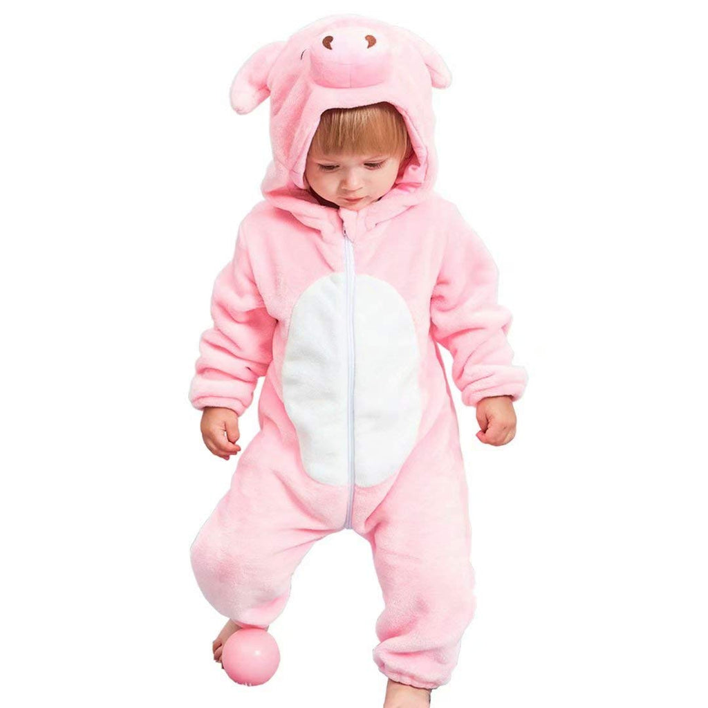OLLULL Baby Animal Costumes Unisex Toddler Outfit Halloween Dress Up Romper