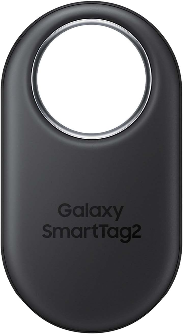 Samsung Galaxy SmartTag2 Bluetooth-Tracker, Kompassansicht, Suche in der Nähe, mit bis zu 500 Tage Laufzeit, wassergeschützt, Schwarz (1 Stück)