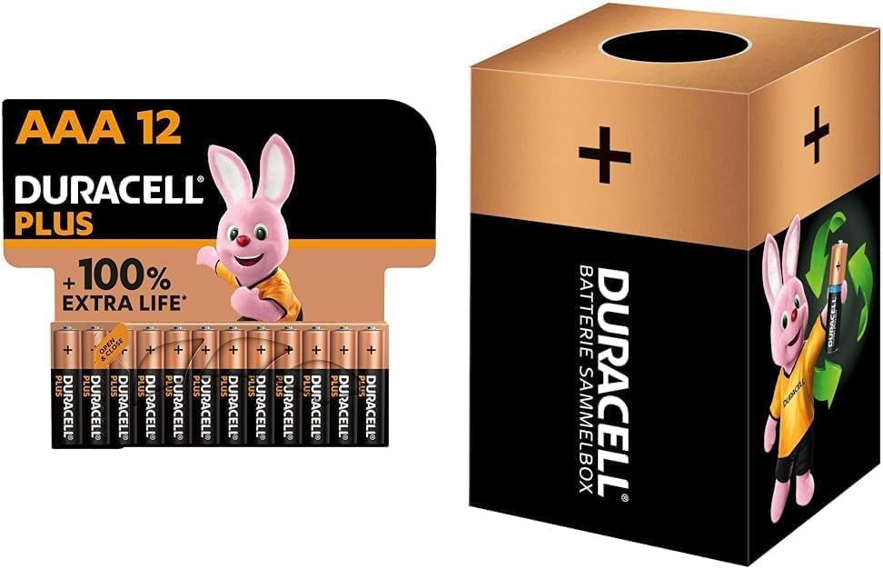 DURACELL Plus AA Alkaline-Batterien (20 Stück) 1.5V, LR06