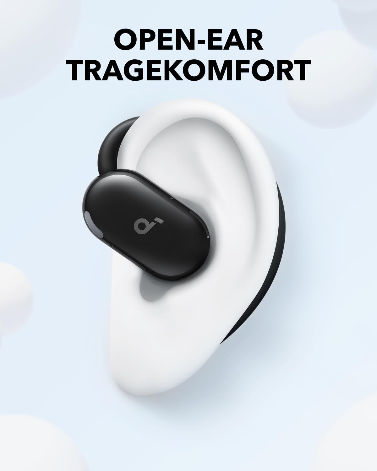 Soundcore by Anker V20i Open-Ear Kopfhörer verstellbare Ohrhaken, BT 5.4