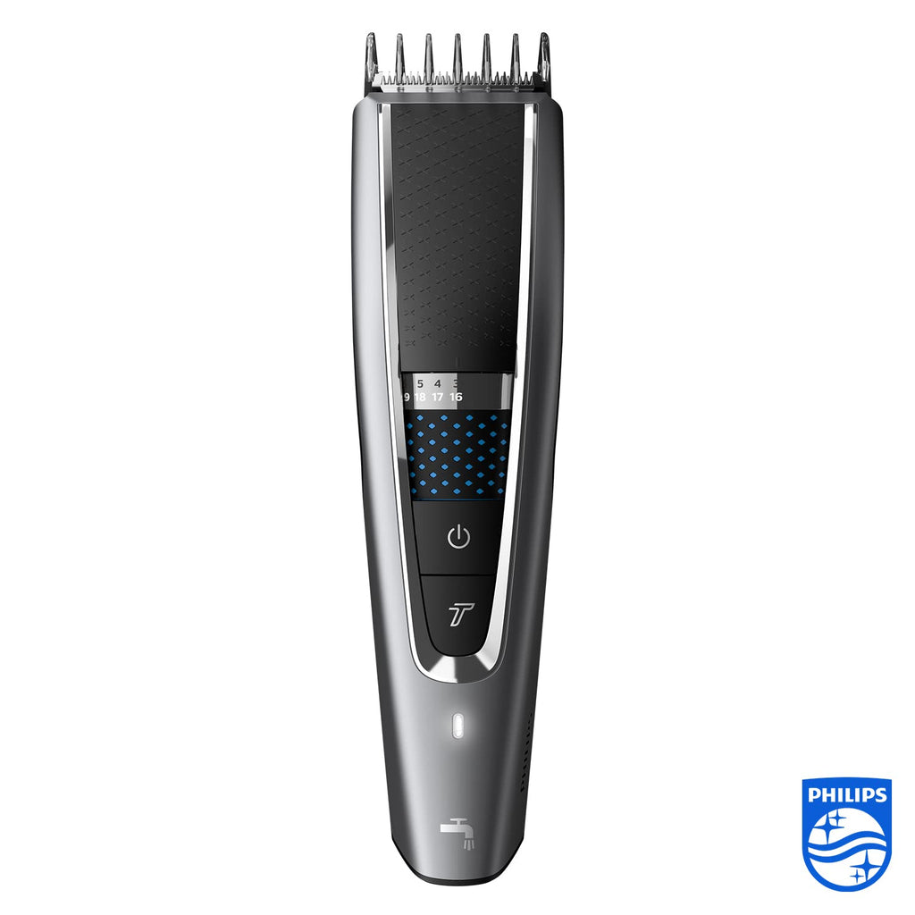 Philips HC5630/15 Haarschneider Series 5000 mit 28 Längeneinstellungen, 3 Kammaufsätzen und Turbo Modus