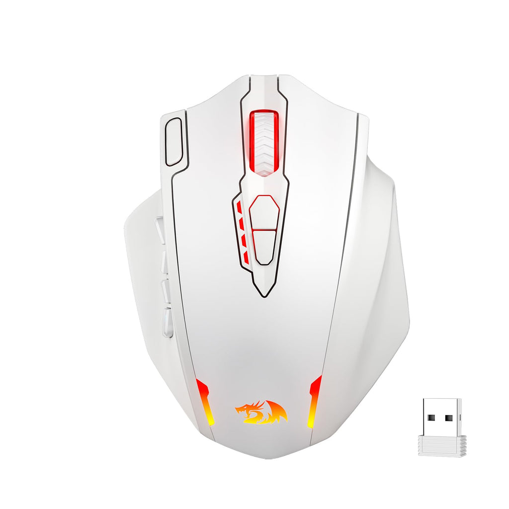 Redragon M908 Impact MMO Gaming Maus Kabelgebunden RGB 12400 DPI