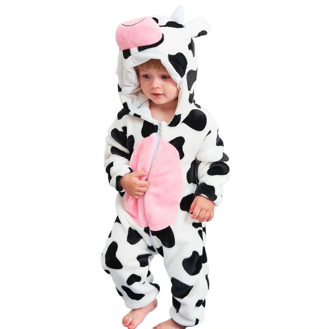 OLLULL Baby Animal Costumes Unisex Toddler Outfit Halloween Dress Up Romper