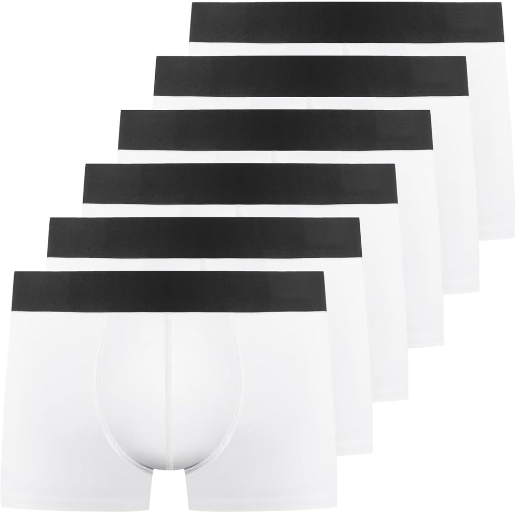 YouShow Mens Boxers 6/12 Pack Mens Underwear Hipsters Cotton Pants Trunks