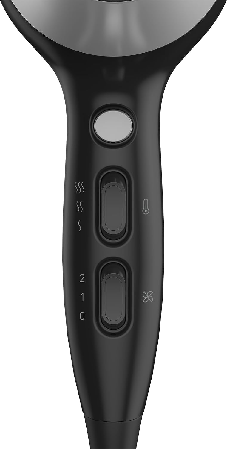 Grundig HD 6080 B Haartrockner, Ionen-Föhn, 2200 W