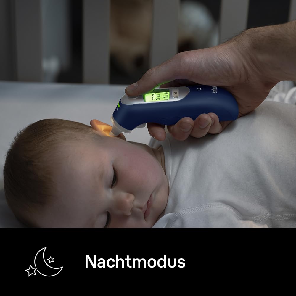 Braun ThermoScan 7 Ohrthermometer BRAIRT6520 | Age Precision Technologie | Farbcodiertes Digitaldisplay | Baby- und kleinkindfreundlich | Die #1 Marke bei Ärzten(1)