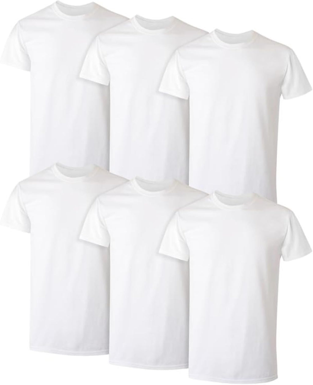 Hanes Men's Undershirt Packs, Stay-Tucked Soft Cotton Undershirts, Best Undershirts for Men, White/Black/Asstd Multipacks
