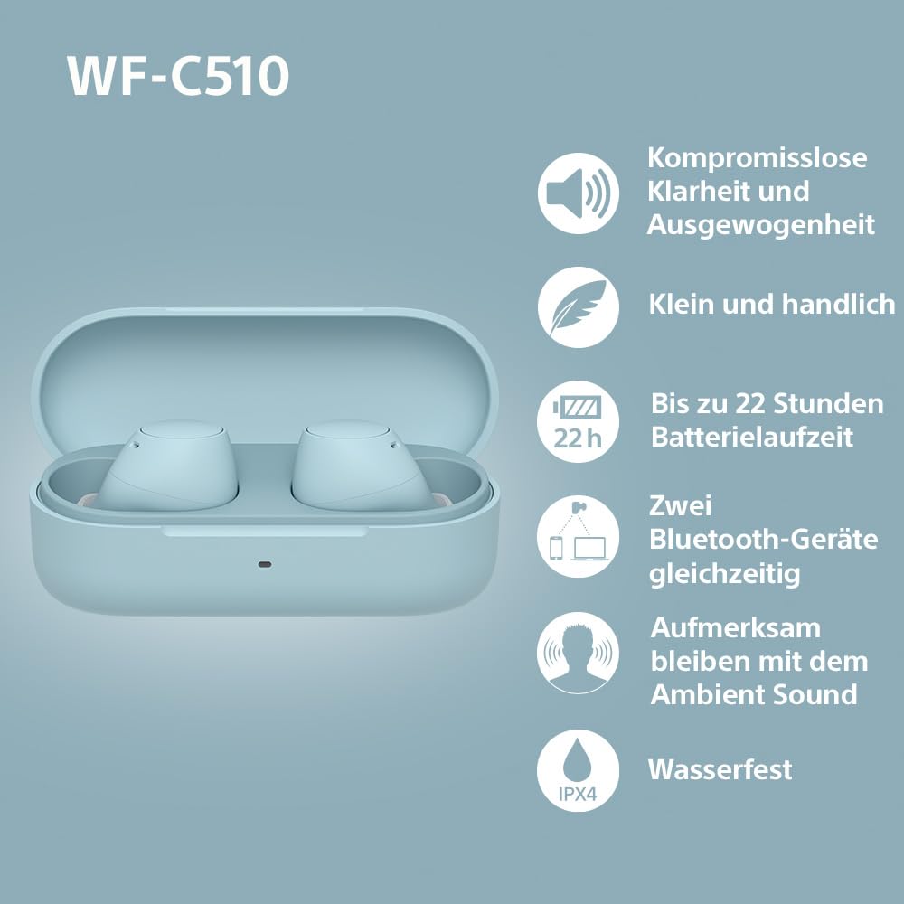 Sony WF-C510 Kabellose Kopfhörer
